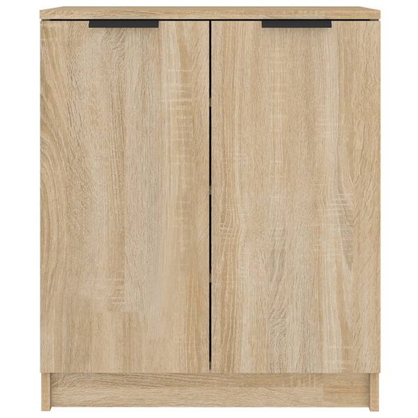vidaXL Armoire &agrave; chaussures Ch&ecirc;ne Sonoma 59x35x70 cm Bois d'ing&eacute;nierie