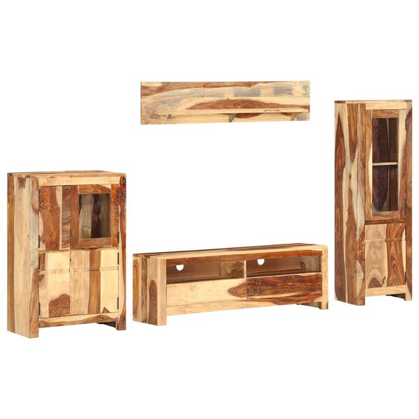 vidaXL Ensemble de meuble TV avec tiroir Marron 120 x 30 x 39 cm bois