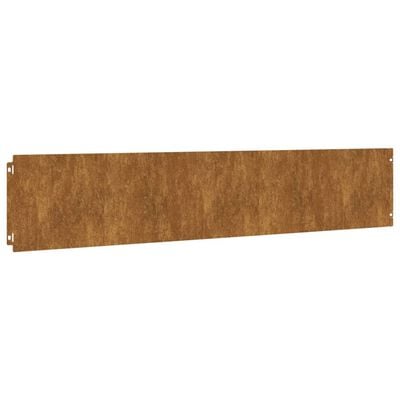 vidaXL Bordures de pelouse 10 pcs 20x103 cm acier corten flexible