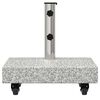 vidaXL Pied de parasol Gris 45 x 25 x 45 cm Granite