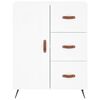 vidaXL Buffet blanc 69,5x34x90 cm bois d'ingénierie