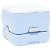 vidaXL Toilette de Camping Bleu Clair et Blanc 41,5 x 36,5 x 30 cm