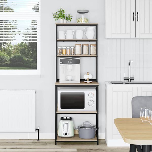 vidaXL Étagère de cuisine Chêne Sonoma 60 x 40 x 168 cm