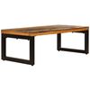 vidaXL Table basse 100x50x35 cm Bois de r&eacute;cup&eacute;ration solide et acier
