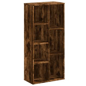 vidaXL Biblioth&egrave;que ch&ecirc;ne fum&eacute; 50x25x105 cm bois d'ing&eacute;nierie