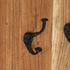 vidaXL Porte-manteaux 2 pcs Bois massif d'acacia 38x100 cm