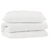 vidaXL Ensemble de Duvet avec oreiller 2 pcs Blanc Microfibre