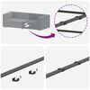 vidaXL Module d'angle de canap&eacute; modulaire coussins gris fonc&eacute; 100 cm