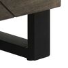 vidaXL Buffet noir 60x33x75 cm bois massif de manguier