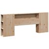 vidaXL Cadre de lit sans matelas 180x200 cm bois massif de pin