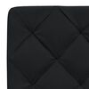 vidaXL Coussin de t&ecirc;te de lit noir 140 cm tissu