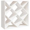 vidaXL Armoire &agrave; vin Blanc 62x25x62 cm Bois de pin massif