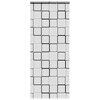 vidaXL Store enrouleur de douche avec cassette largeur du tissu 86 cm