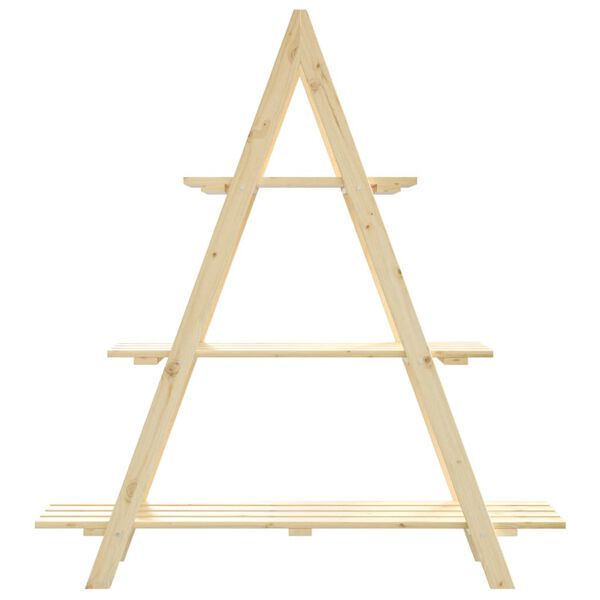 vidaXL &Eacute;tag&egrave;re &agrave; fleurs 101x23x110 cm Bois de pin massif