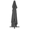 vidaXL Parasol de jardin avec base portable anthracite
