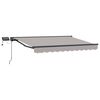 vidaXL Cadre de store manuel avec LEDs 3 x 2,5 m