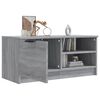 vidaXL Meuble TV Sonoma gris 80x35x36,5 cm Bois d'ingénierie