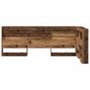 vidaXL T&ecirc;te de lit de rangement Bois Ancien 90 cm Bois d'ing&eacute;nierie