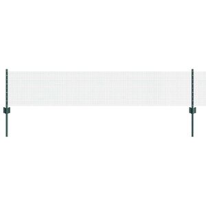 vidaXL Cl&ocirc;ture avec poteau Vert 0,4 x 10 m Acier et PVC