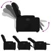 vidaXL Fauteuil inclinable électrique noir similicuir