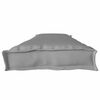 vidaXL Coussin de palette Gris 180 x 40 x 8 cm Tissu Oxford