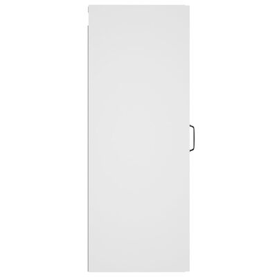 vidaXL Armoire murale suspendue Blanc 34,5x34x90 cm Bois d'ingénierie