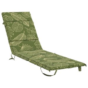 vidaXL Coussin de transat GEMERT 100 % polyester Mod&egrave;le feuille