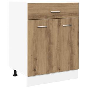 vidaXL Armoire &agrave; tiroirs Lyon Ch&ecirc;ne artisanal 60x46x81,5 cm