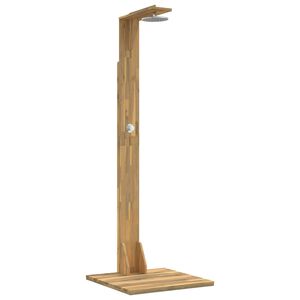 vidaXL Douche d'ext&eacute;rieur 219 cm Blanc