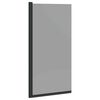vidaXL &Eacute;cran de douche de bain Noir 68 x 130 cm Verre tremp&eacute;