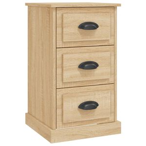 vidaXL Table de chevet ch&ecirc;ne sonoma 39x39x67 cm bois d'ing&eacute;nierie