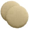 vidaXL Coussins de si&egrave;ge 2 pcs Vert gris &Oslash; 40 cm