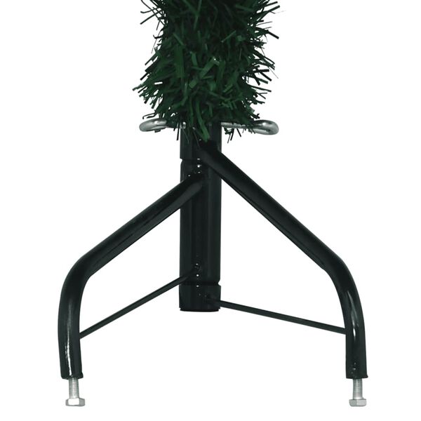 vidaXL Sapin de No&euml;l artificiel d'angle Vert 240 cm PVC