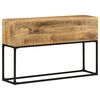 vidaXL Table console 120x30x75 cm Bois de manguier brut