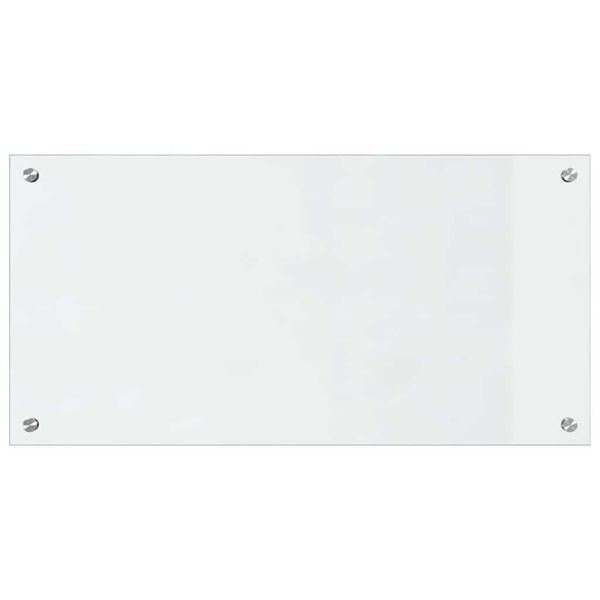 vidaXL Protection de cuisine Transparent 80 x 40 cm verre trempé