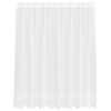 vidaXL Rideau en Dentelle Blanc 140 x 200 cm Polyester