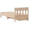 vidaXL Cadre de lit sans matelas 75x190 cm bois de pin massif