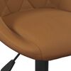 vidaXL Tabouret de bar Marron Velours