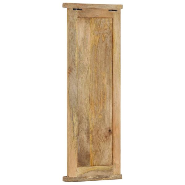 vidaXL Porte-manteaux 2 pcs Bois massif de manguier 38x100 cm
