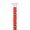 vidaXL Corde de bateau Rouge 16 mm 100 m Polypropyl&egrave;ne