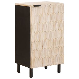 vidaXL Buffet Finition Lavage Blanc 40 x 33 x 75 cm