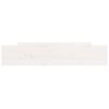 vidaXL Tiroirs de lit 2 pcs blanc Bois de pin massif