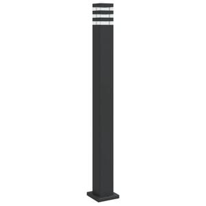 vidaXL Lampadaire d'ext&eacute;rieur noir 110 cm aluminium
