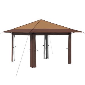 vidaXL Abri de jardin sans paroi Beige et Marron