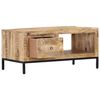 vidaXL Table basse 88x50x42 cm Bois de manguier massif