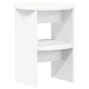 vidaXL Meuble d'appoint Blanc &Oslash;40 x 50 cm Bois d&rsquo;ing&eacute;nierie