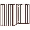 vidaXL Barri&egrave;re pour chien pliable 3 panneaux 150 cm bois de peuplier