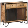 vidaXL Buffet 80x31x71 cm Bois de manguier massif brut