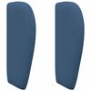vidaXL Oreille de t&ecirc;te de lit Bleu tissu