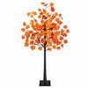 vidaXL &Eacute;rable de No&euml;l lumineux LED Marron 120 cm Plastique 48 LED